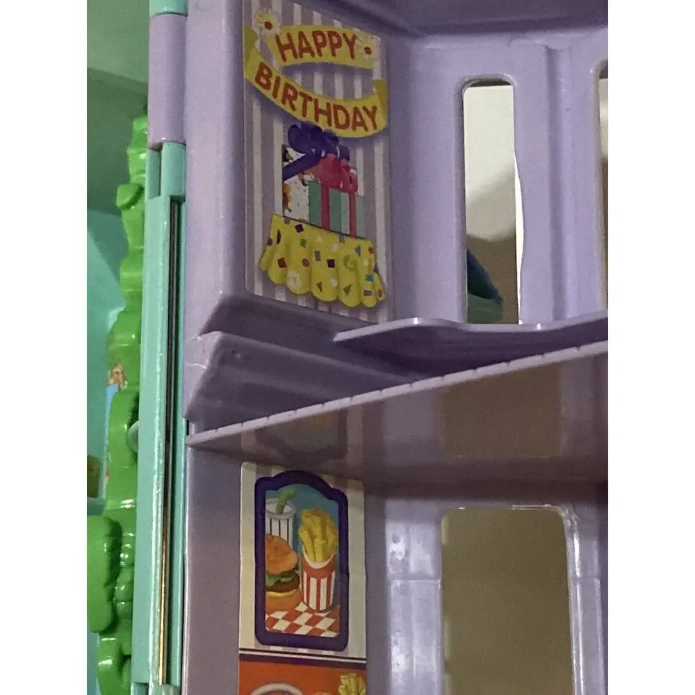 Vintage 2002 Fisher Price Sweet Treats Beanstalk‎ Toy Shop And Burger